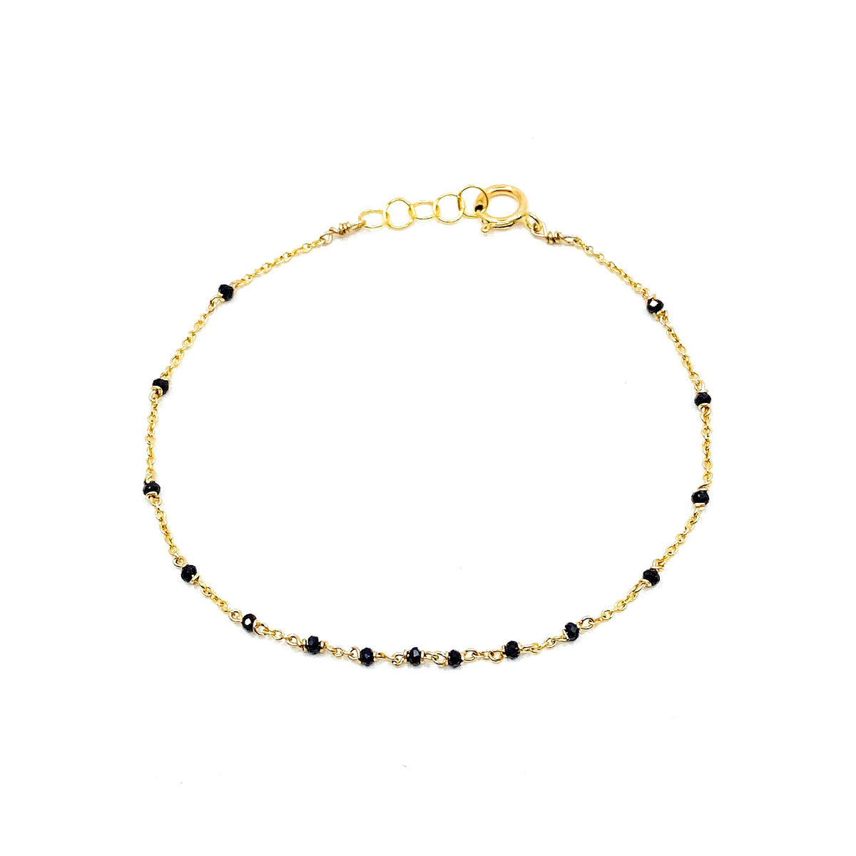Bracelet minuscules pierres centrées – bijou fait main LYLAN