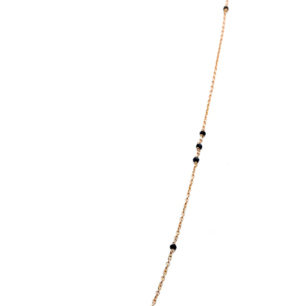 Collier minuscules pierres semées – bijou fait main LYLAN (vue 3)