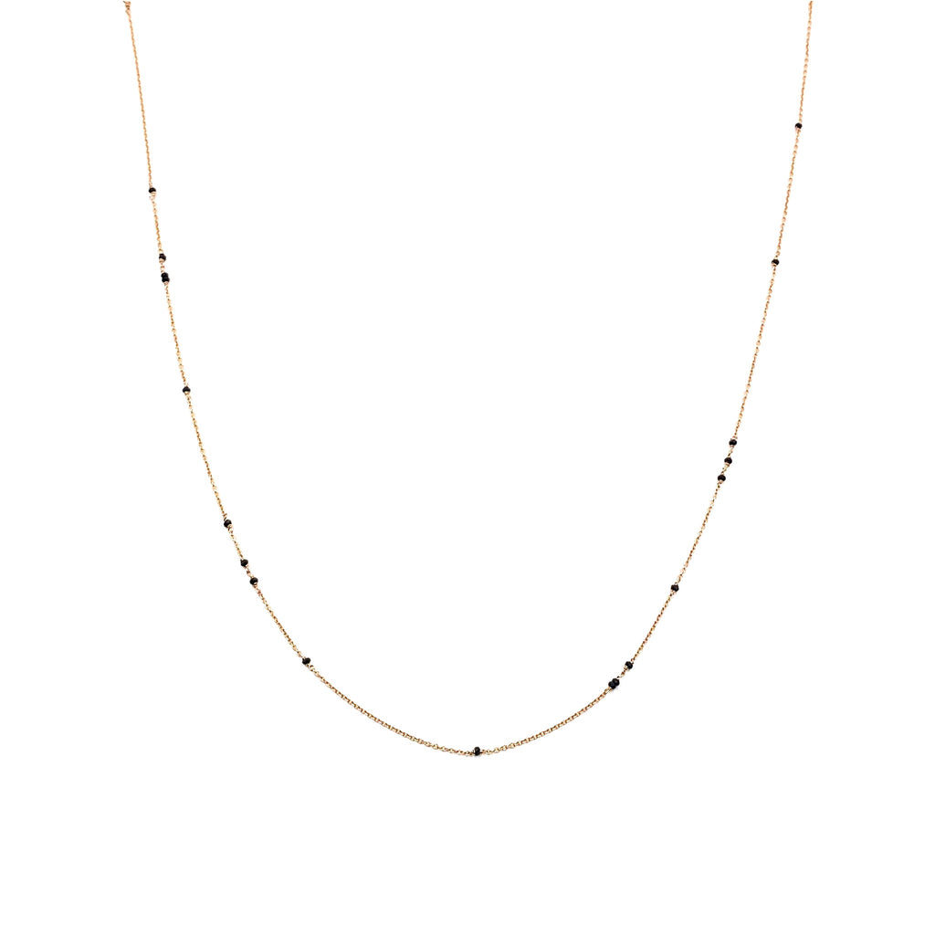 Collier minuscules pierres semées – bijou fait main LYLAN