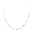 Collier minuscules pierres semées – bijou fait main LYLAN (vue 2)