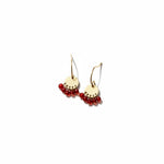 Charger l'image dans la galerie, Boucles d'oreilles disque et pierre
