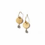 Charger l&#39;image dans la galerie, Boucles d&#39;oreilles disque et goutte
