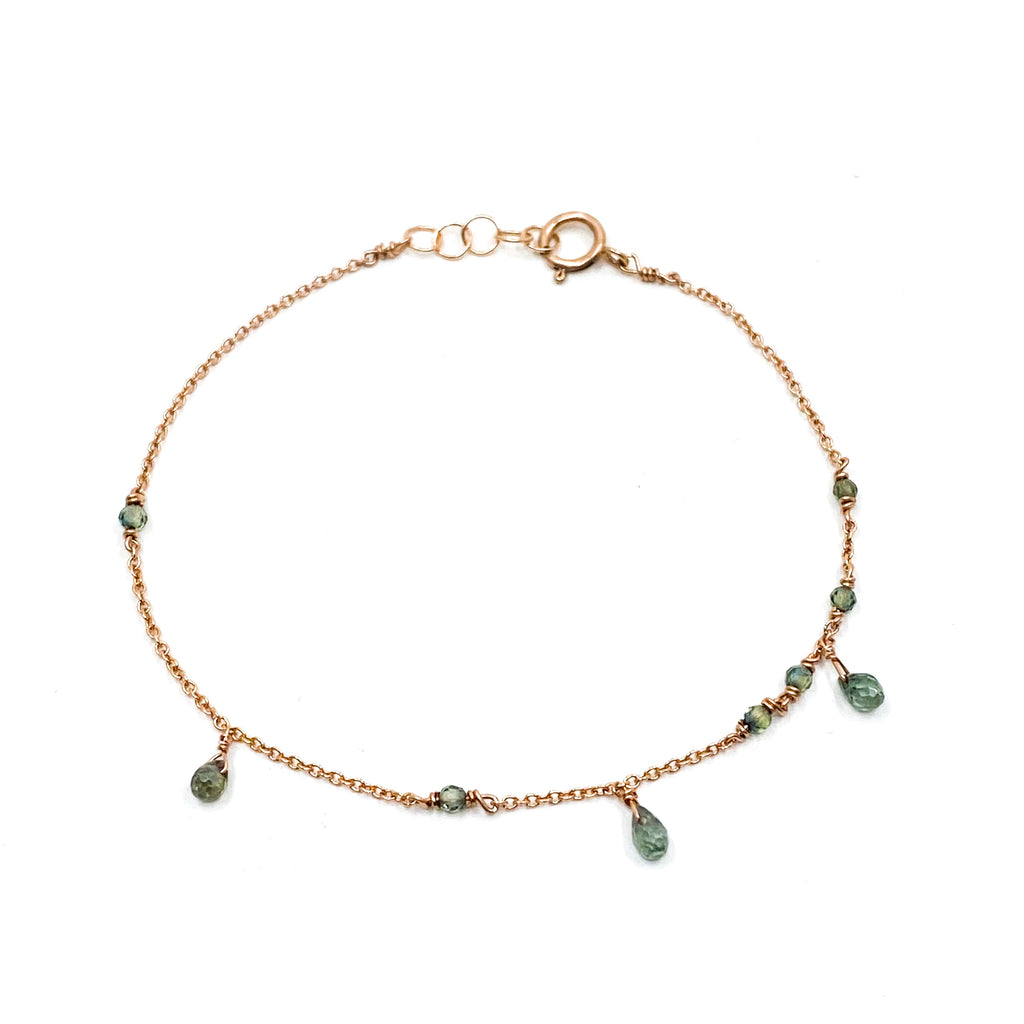 Bracelet multiples pierres – bijou fait main LYLAN (vue 2)