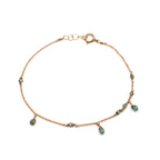 Bracelet multiples pierres – bijou fait main LYLAN (vue 2)