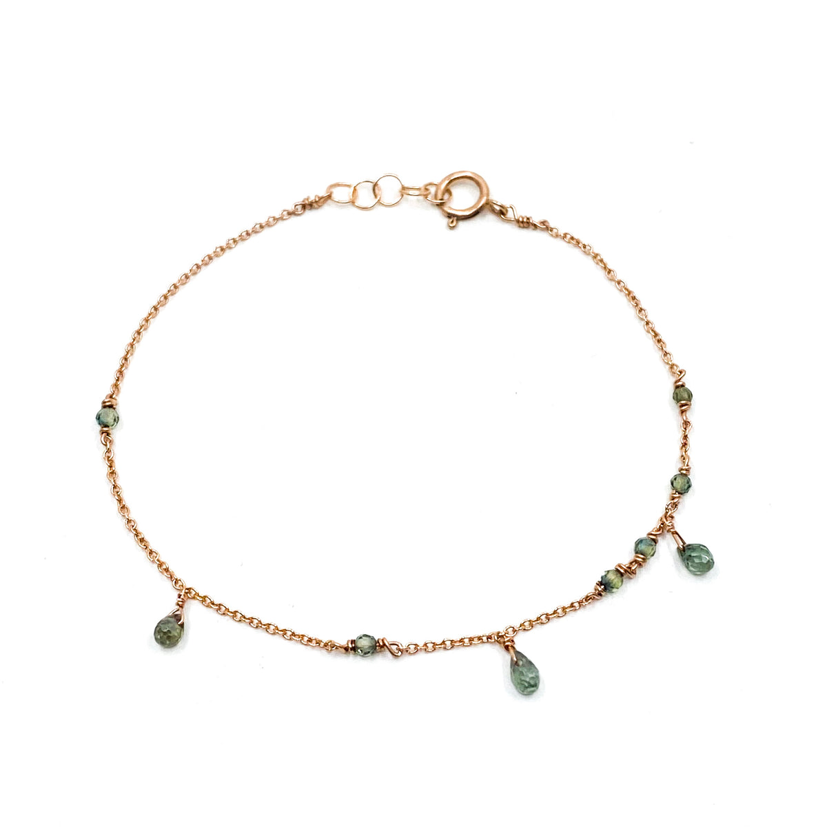 Bracelet multiples pierres – bijou fait main LYLAN (vue 2)