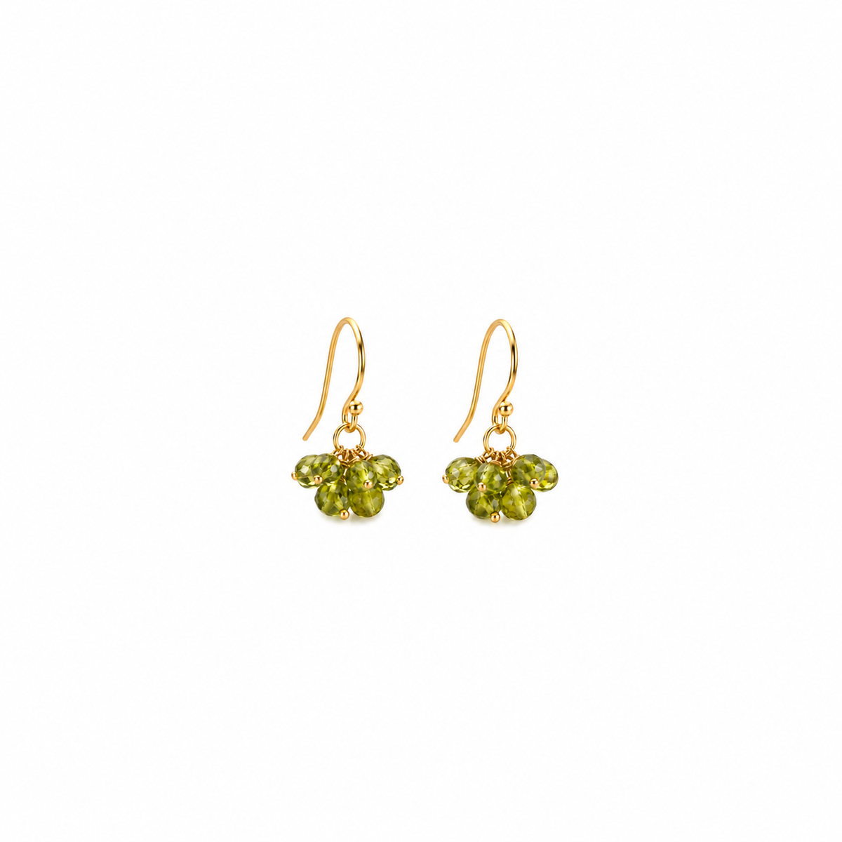Boucles d'oreilles zircons  courtes