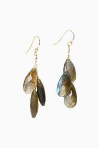 Boucles d'oreilles Labradorite - LYLAN