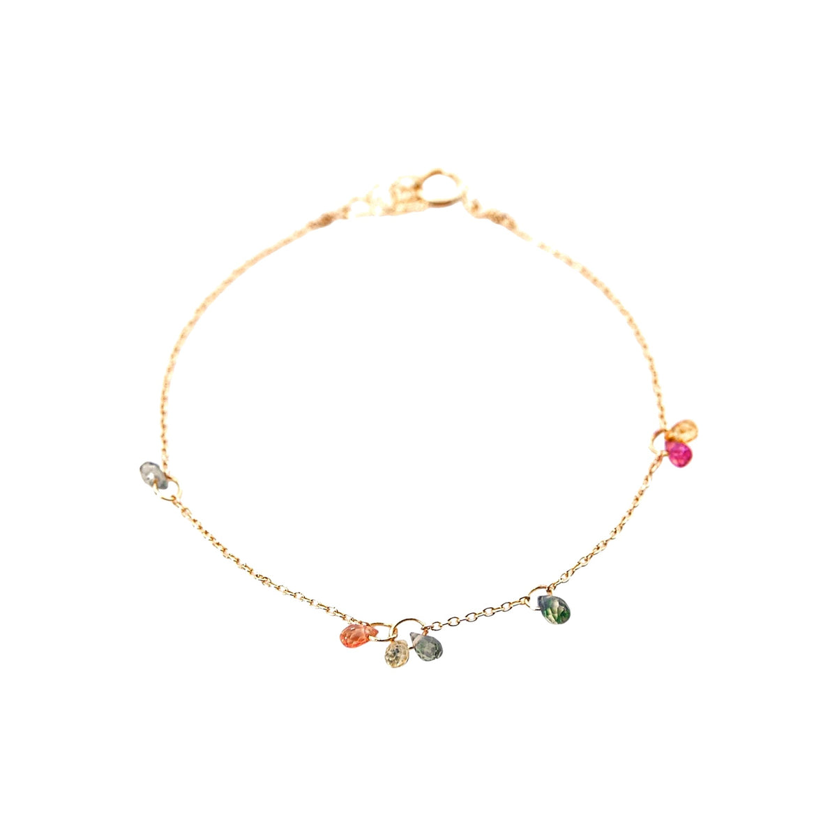 Bracelet saphir multicolore – bijou fait main LYLAN