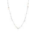 Collier pépites d'argent semées – bijou fait main LYLAN