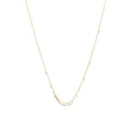 Collier pépites d'argent centrées – bijou fait main LYLAN