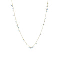 Collier minuscules saphirs – bijou fait main LYLAN