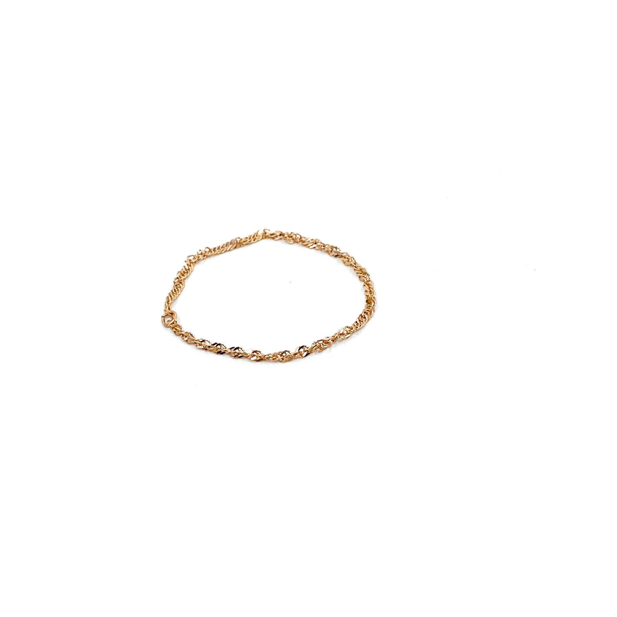 Bague chaîne torsadée - LYLAN
