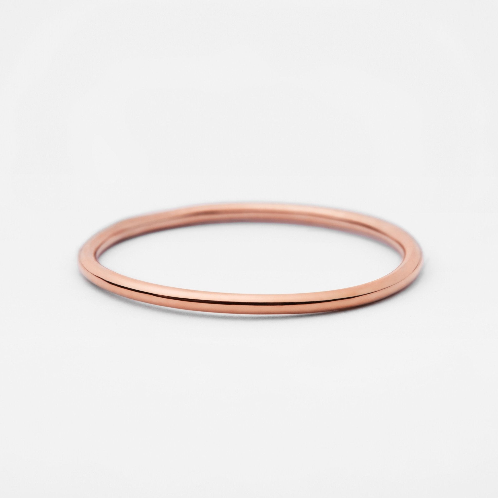 Bague lisse or - LYLAN