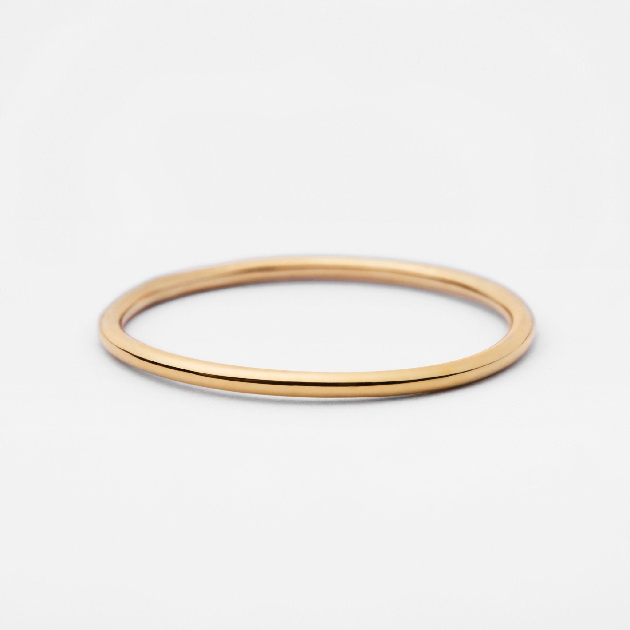 Bague lisse or - LYLAN