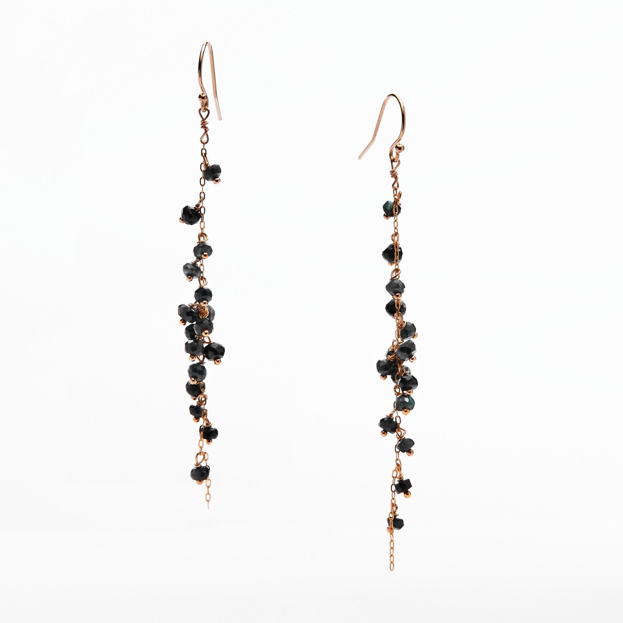 Boucles d'oreilles Bleu saphir - LYLAN
