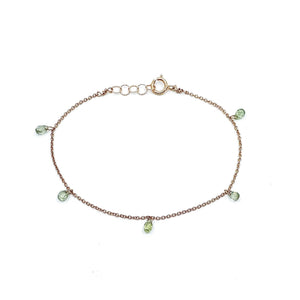 Bracelet 5 saphirs - LYLAN
