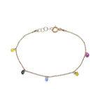Charger l&#39;image dans la galerie, Bracelet 5 saphirs - LYLAN
