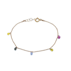 Bracelet 5 saphirs - LYLAN