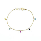 Bracelet 5 saphirs - LYLAN