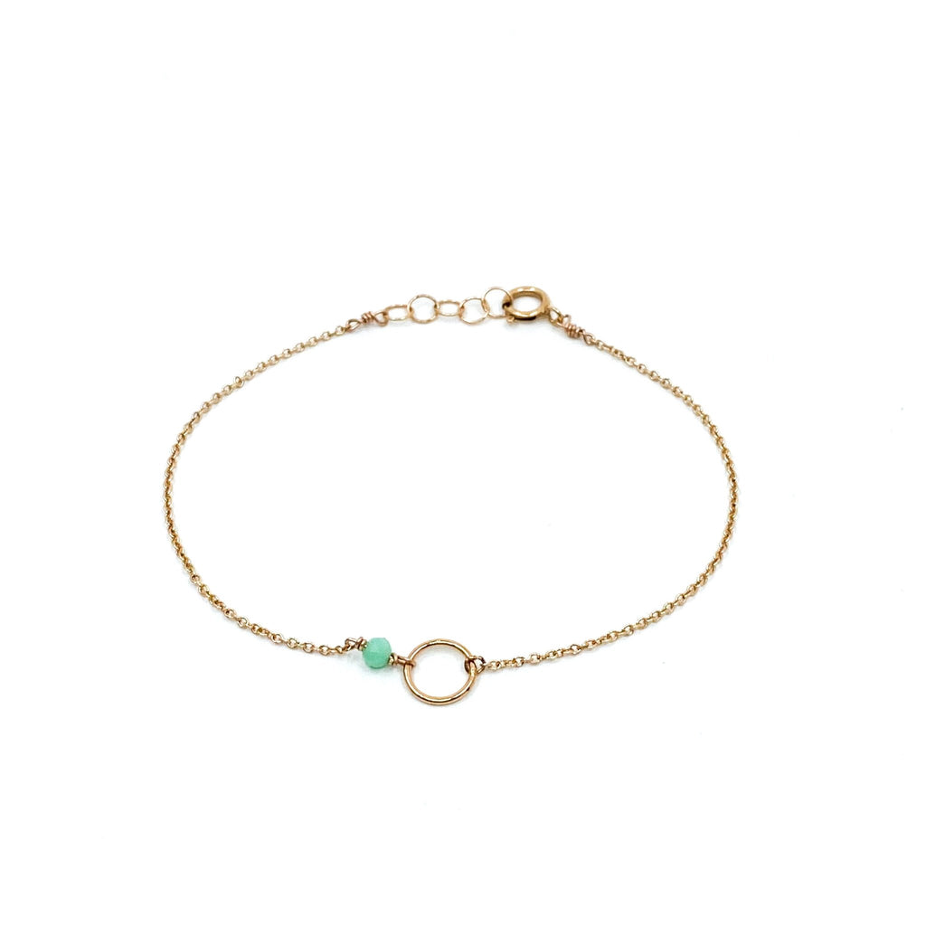 Bracelet anneau et pierre - LYLAN