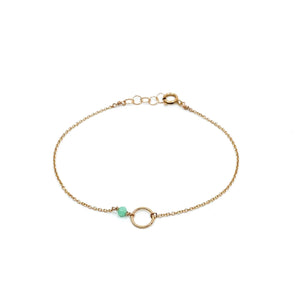 Bracelet anneau et pierre - LYLAN