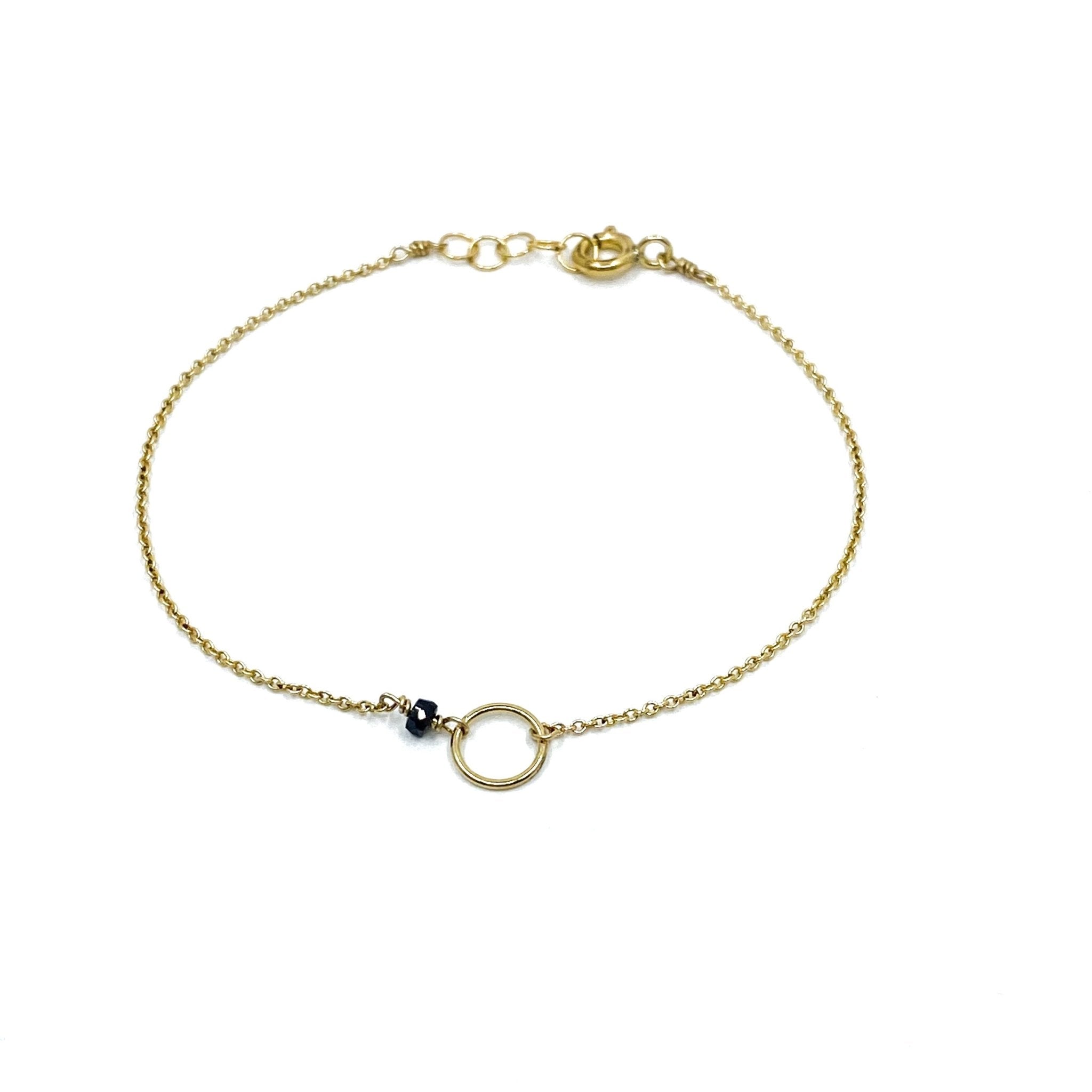 Bracelet anneau et pierre - LYLAN