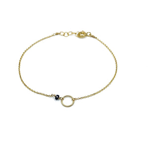 Bracelet anneau et pierre - LYLAN