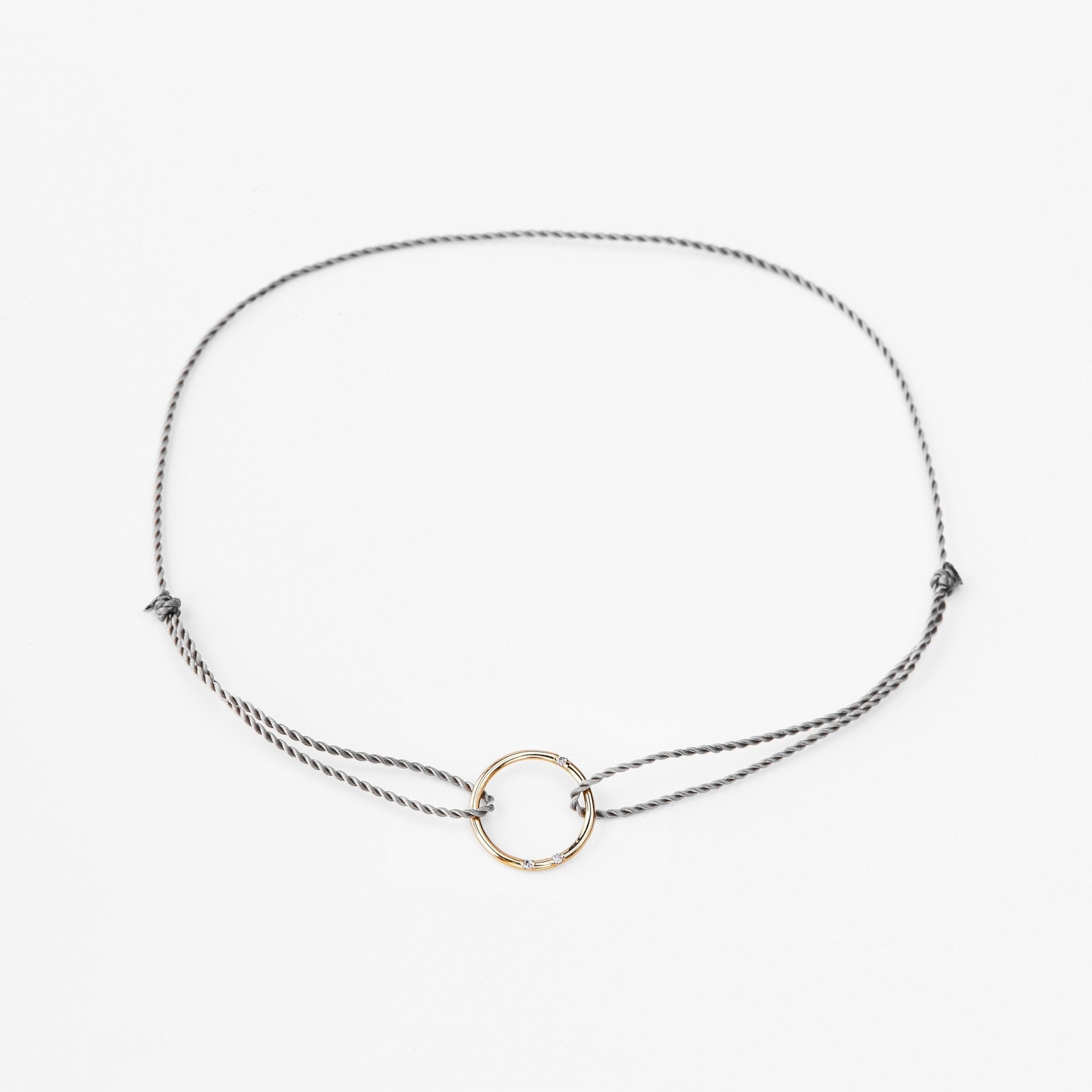 Bracelet anneau or - LYLAN