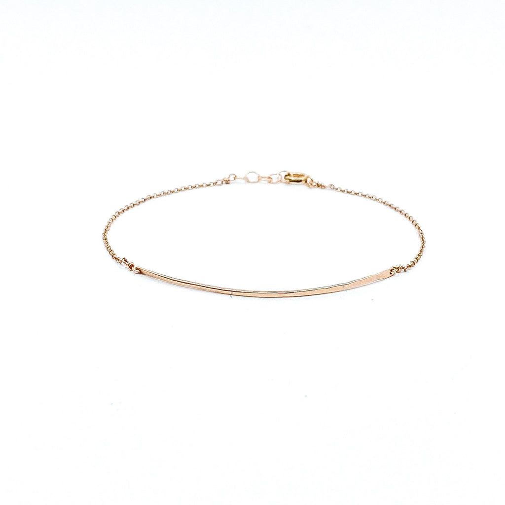 Bracelet barrette martelée - LYLAN