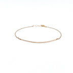 Bracelet barrette martelée - LYLAN