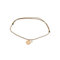 Bracelet cordon initiale pendentif – bijou fait main LYLAN