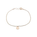 Bracelet disque frappé – bijou fait main LYLAN