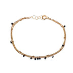 Bracelet double minuscules pierres - LYLAN