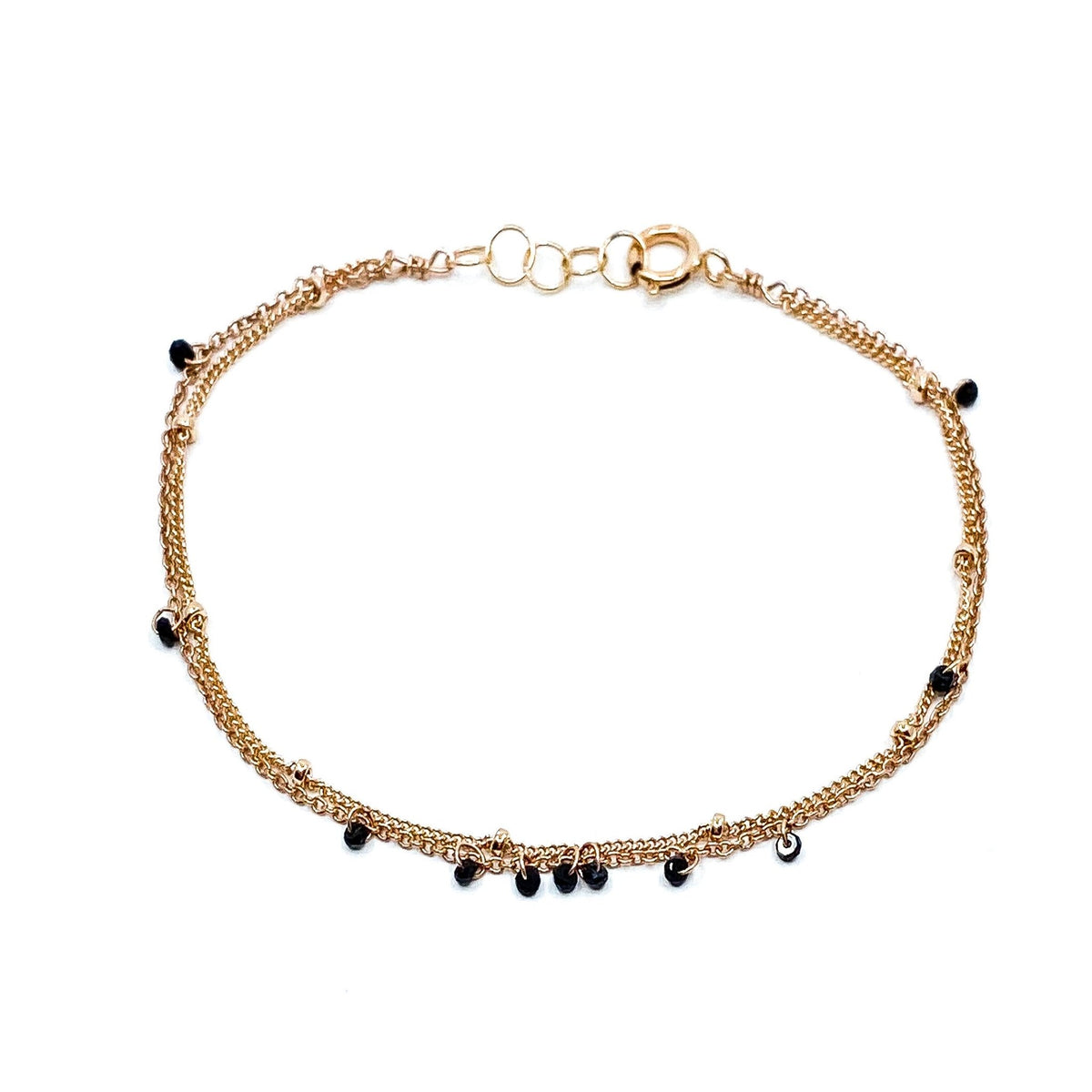 Bracelet double minuscules pierres - LYLAN