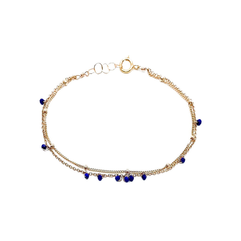 Bracelet double minuscules pierres - LYLAN
