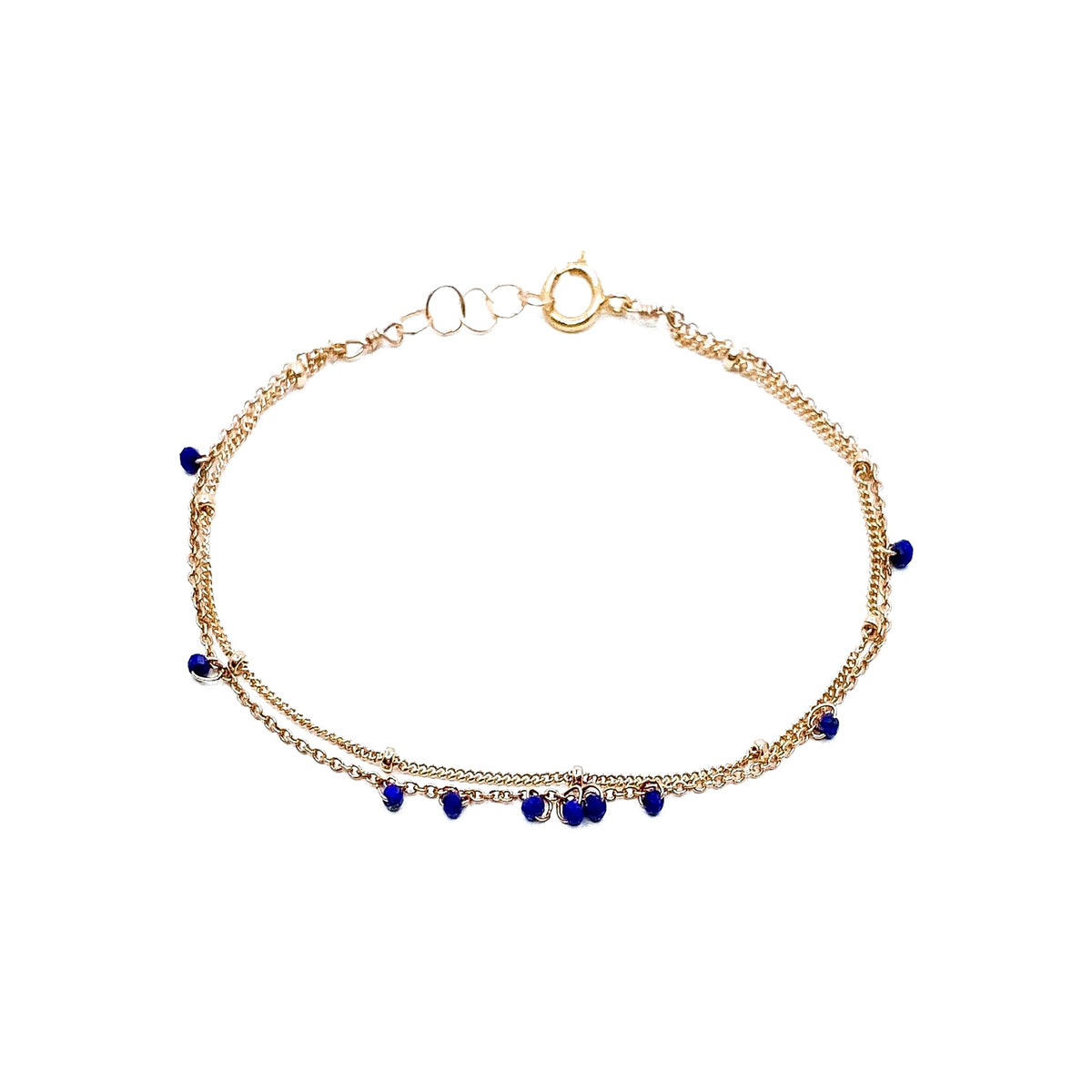 Bracelet double minuscules pierres - LYLAN