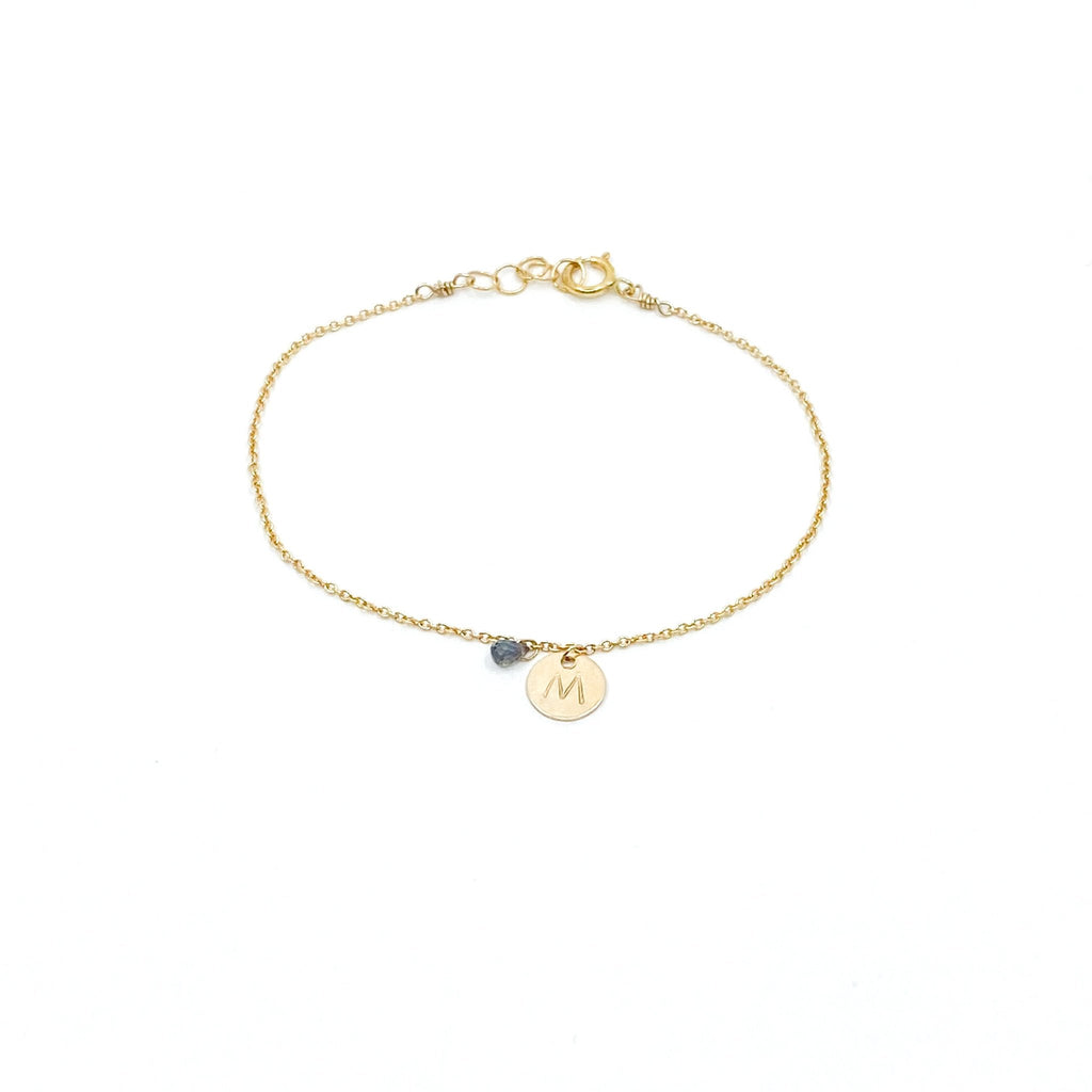 Bracelet Initiale pendentif - LYLAN