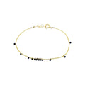 Bracelet minuscules pierres et perles – bijou fait main LYLAN
