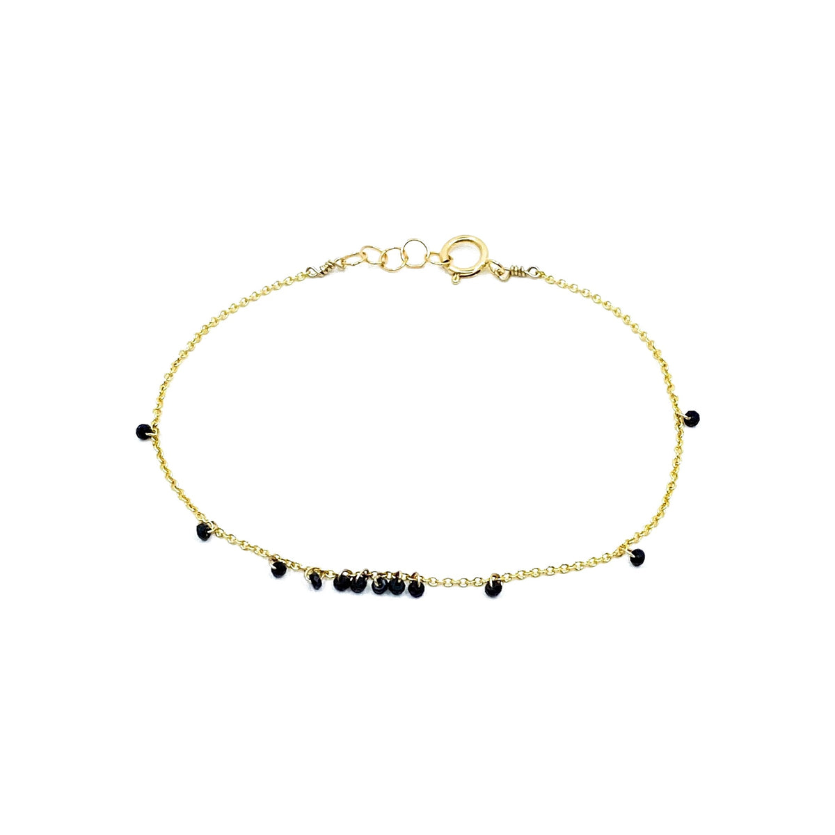 Bracelet minuscules pierres et perles – bijou fait main LYLAN