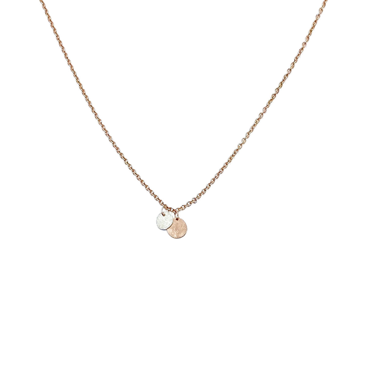 Collier 2 disques – bijou fait main LYLAN