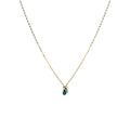 Collier 2 pierres bleu-vert – bijou fait main LYLAN