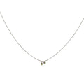 Collier 3 saphirs – bijou fait main LYLAN