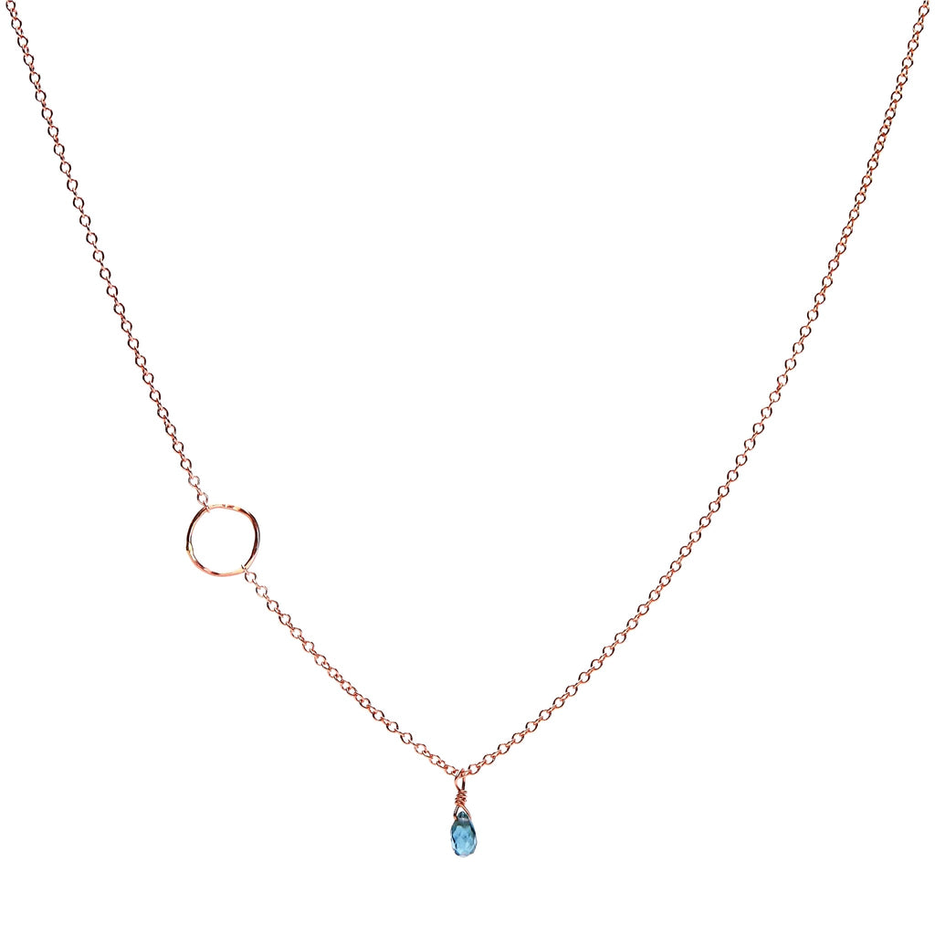 Collier anneau – bijou fait main LYLAN