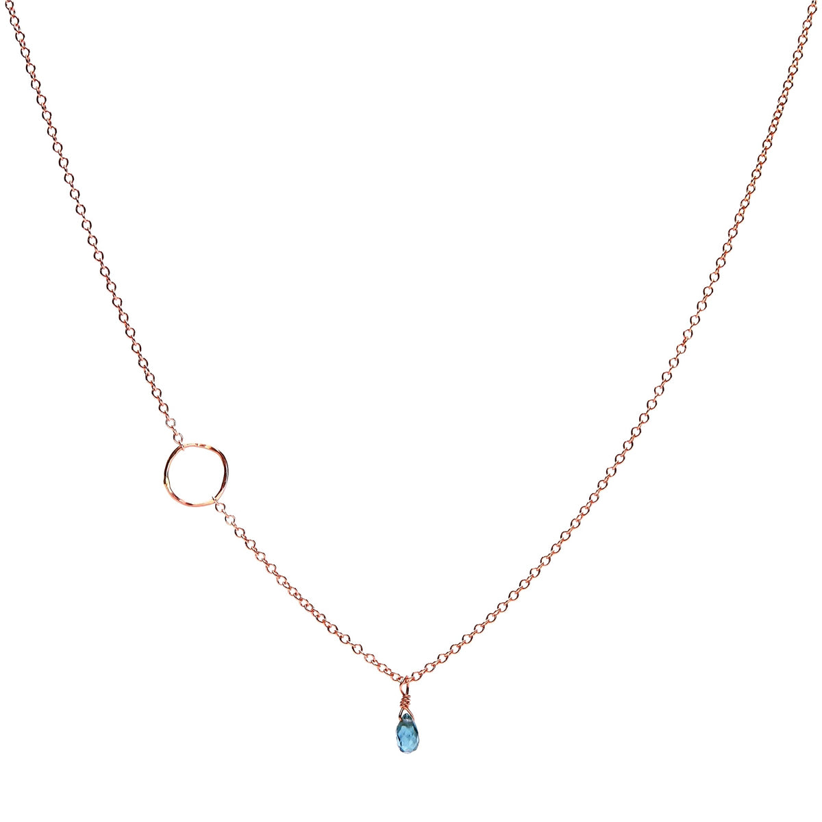 Collier anneau – bijou fait main LYLAN