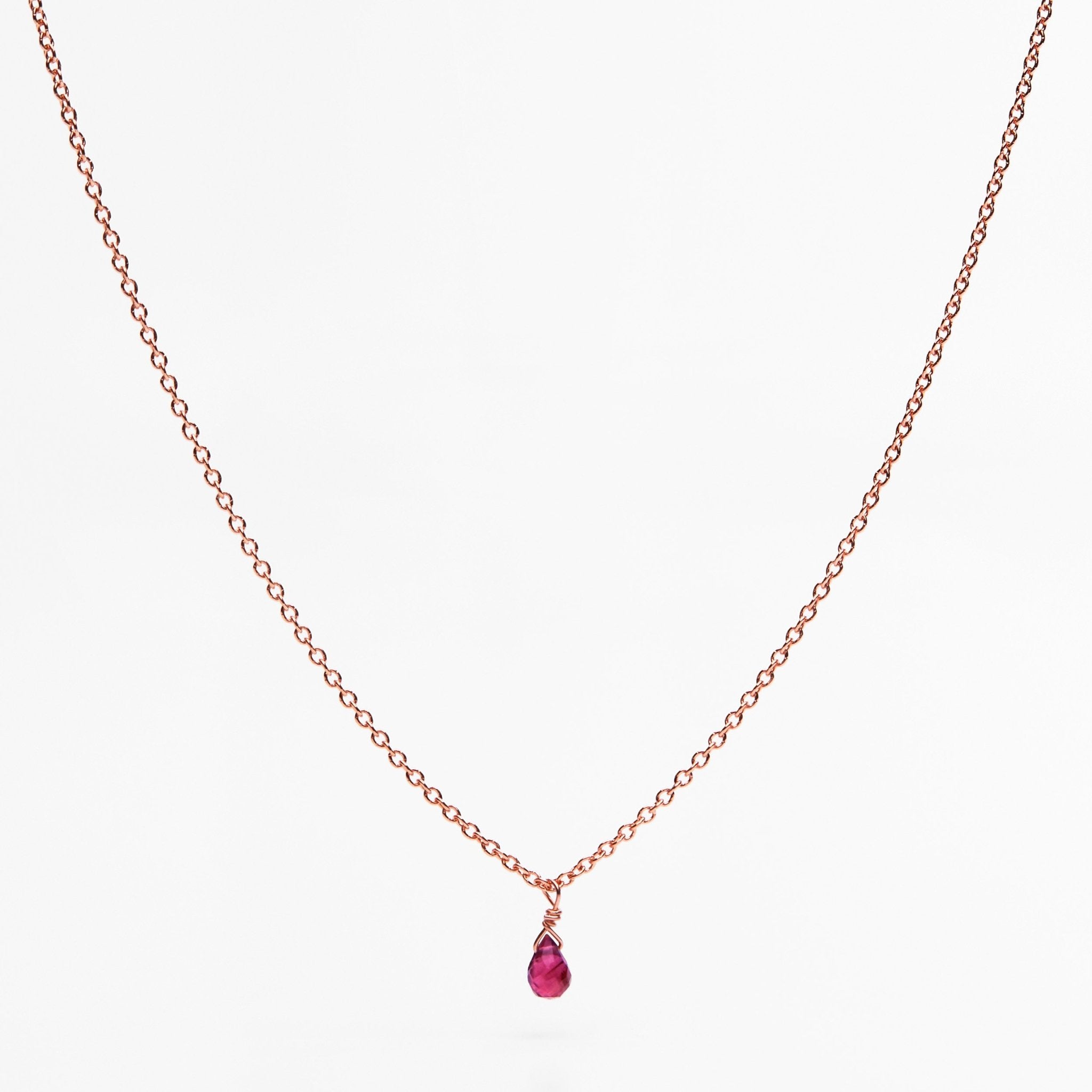 Collier goutte Saphir - LYLAN