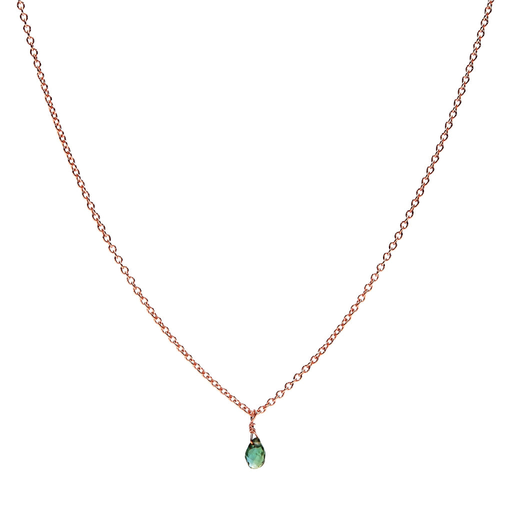 Collier goutte – bijou fait main LYLAN (vue 2)