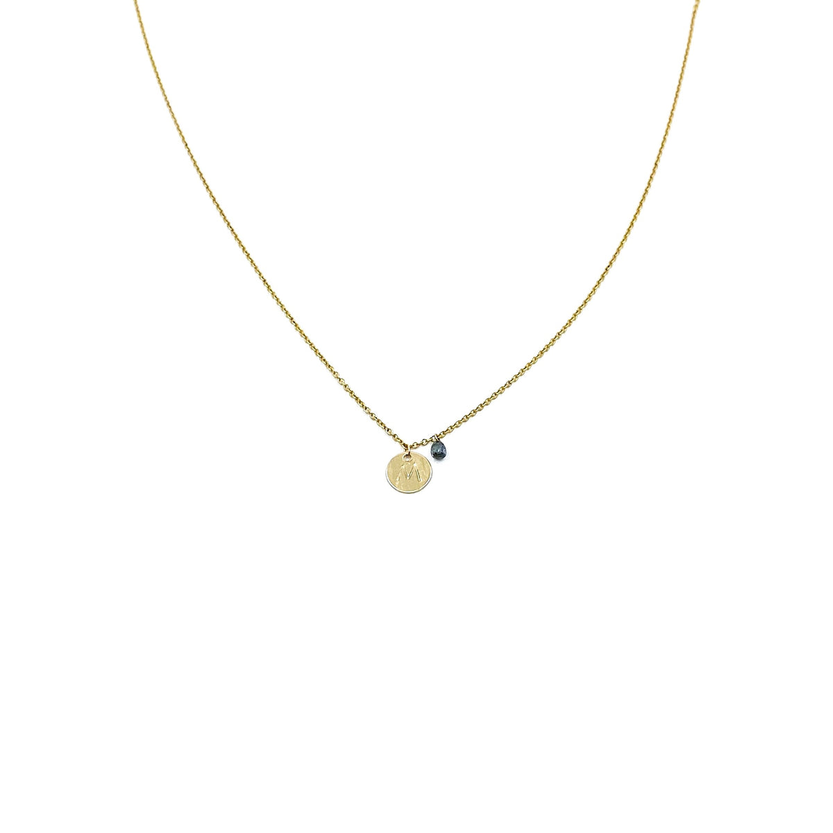Collier Initial – bijou fait main LYLAN