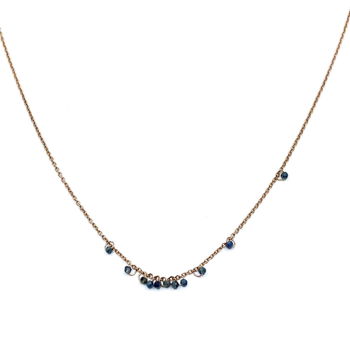 Collier minuscules pierres - LYLAN