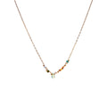 Collier multiples minuscules pierres – bijou fait main LYLAN