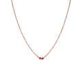 Collier pierre plaqué or rose – bijou fait main LYLAN